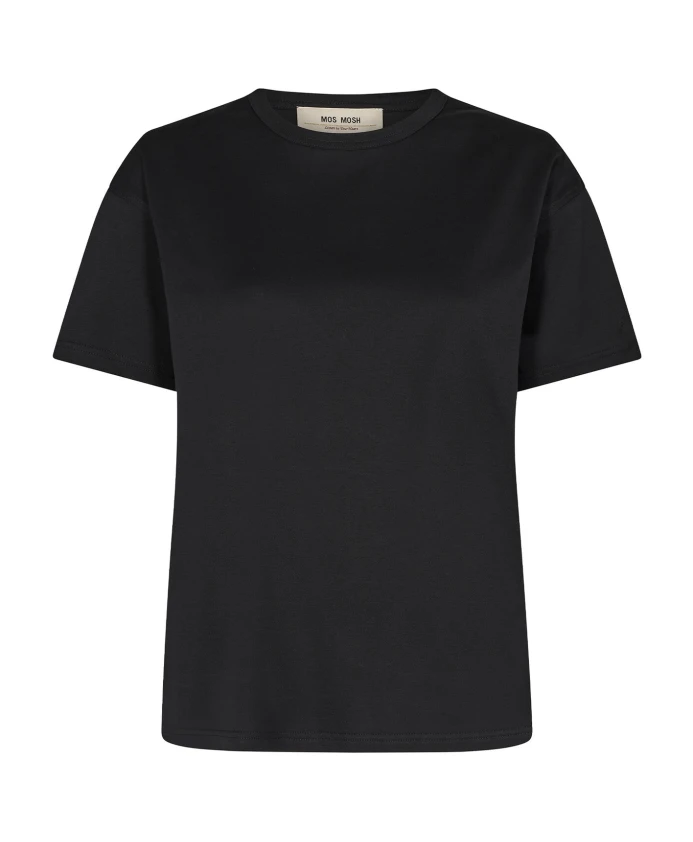 

Классическая черная футболка Mos Mosh, черный