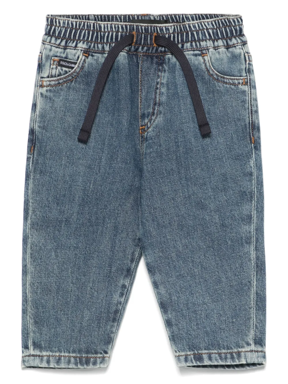 

Джинсы со шнурком Dolce & Gabbana Kids, синий