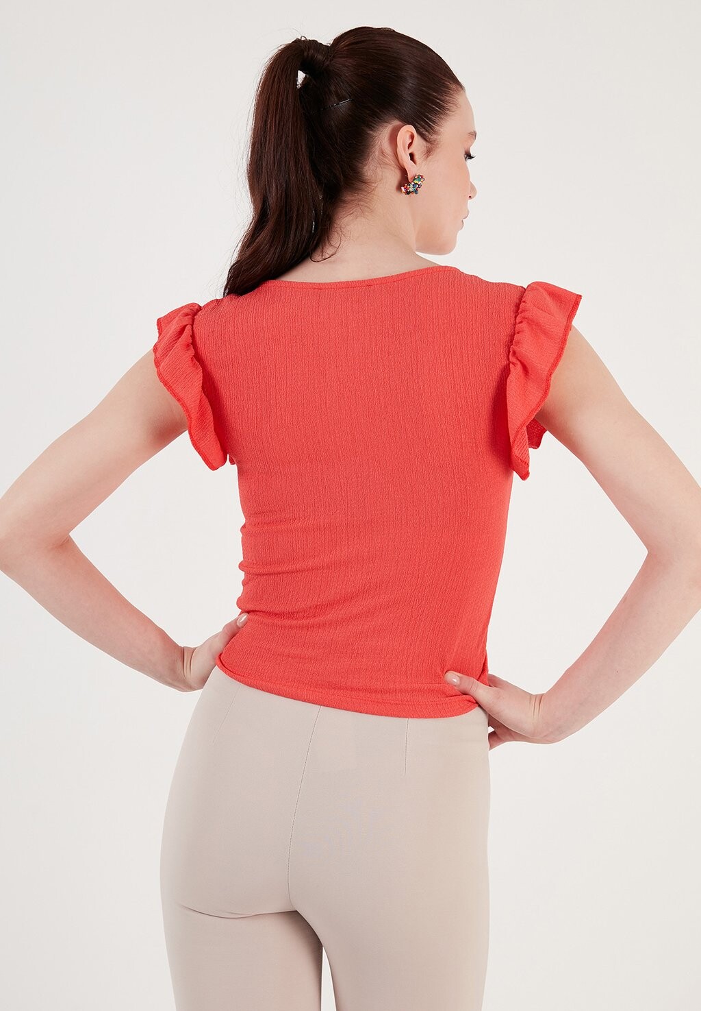 

Блуза Slim Fit LELA, коралловый
