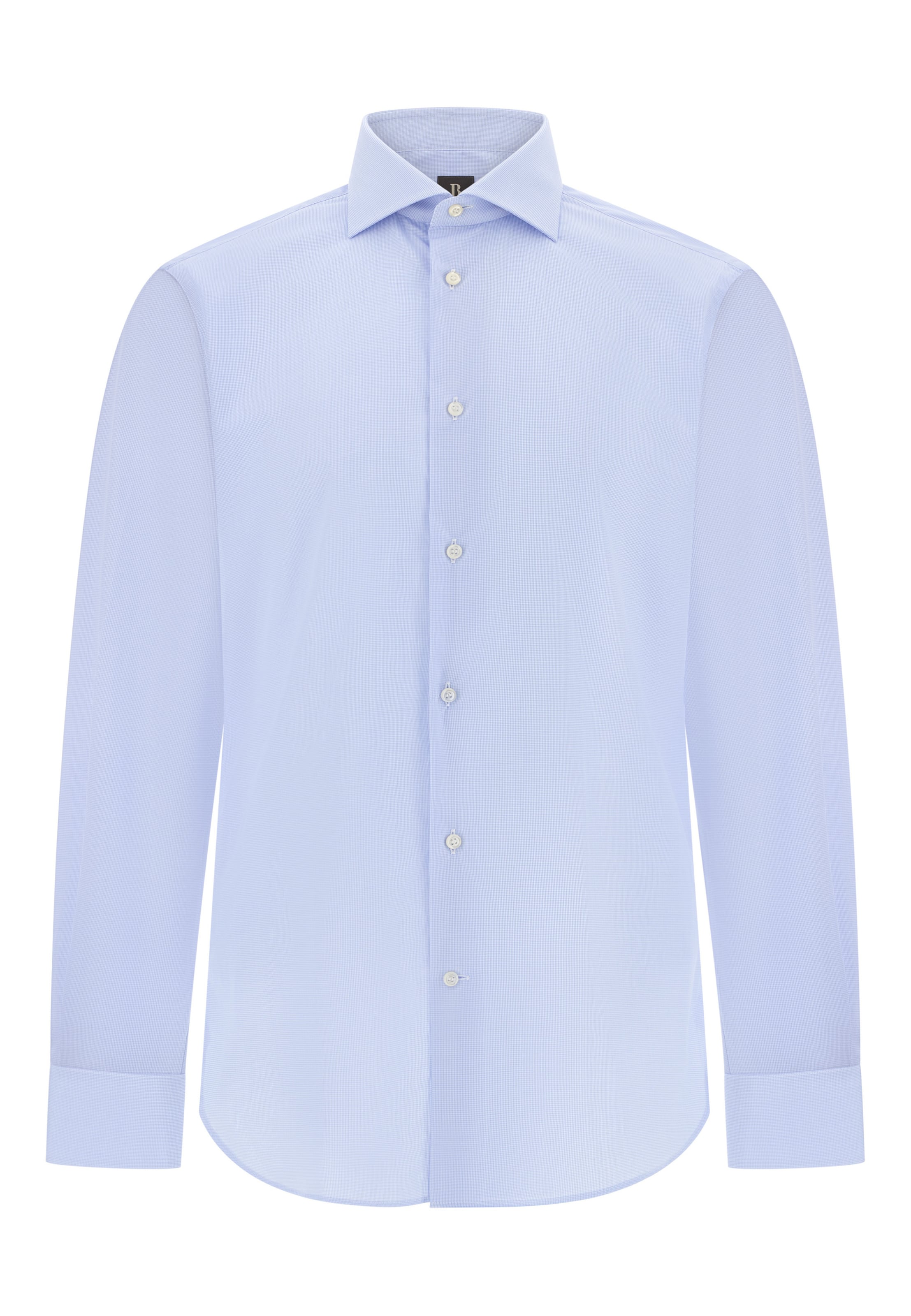 

Boggi Milano Деловая рубашка приталенного кроя в светло-голубом цвете