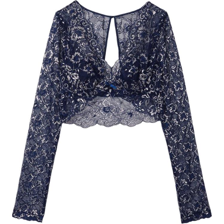 

Victoria'S Secret Женская пижамная кофта темно-синего цвета