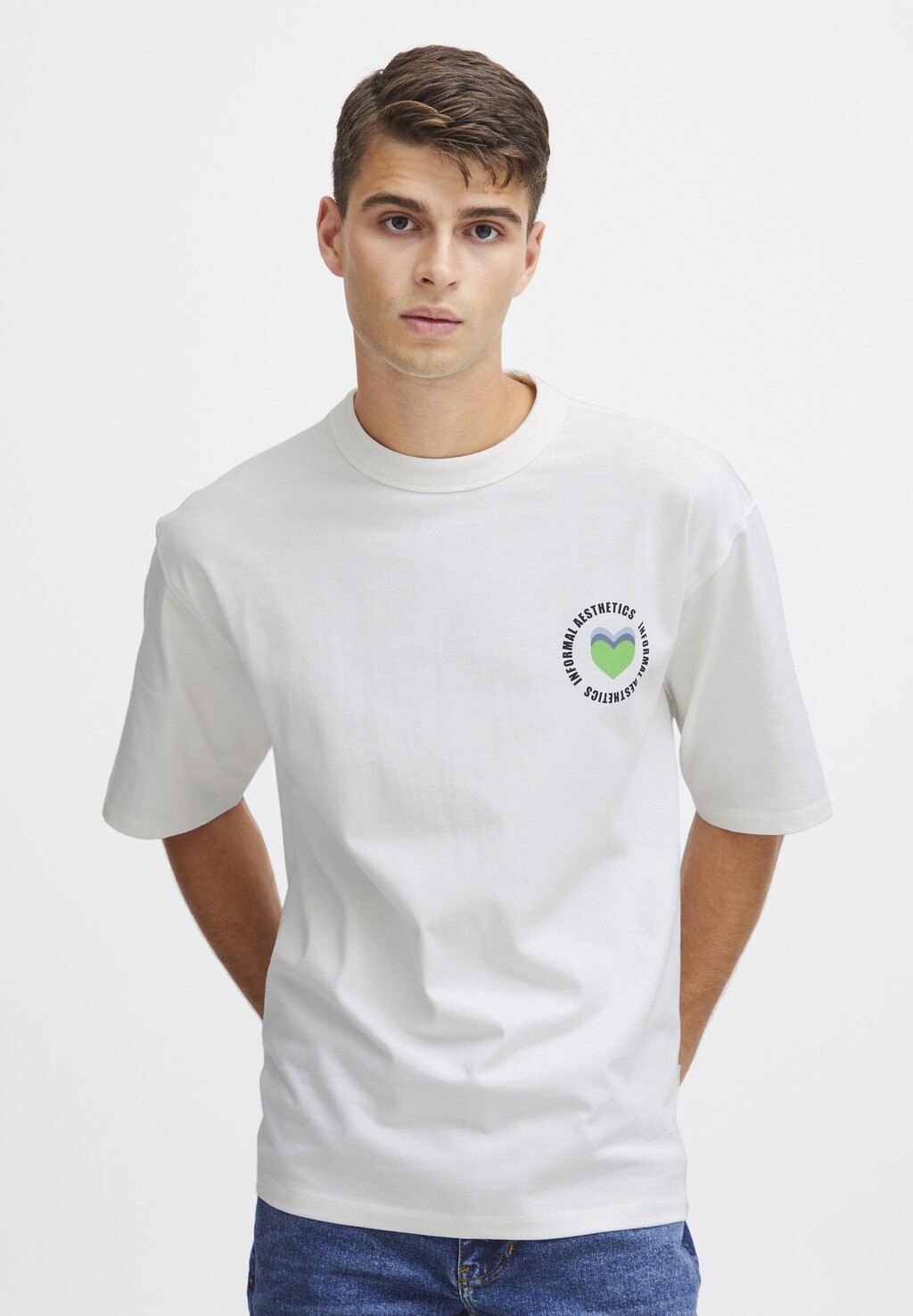 

Футболка с принтом CFTUE WITH CHEST Casual Friday, белый