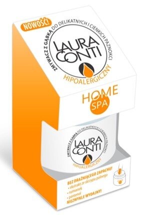 

Средство для снятия лака Laura Conti Home spa со спонжем 50мл