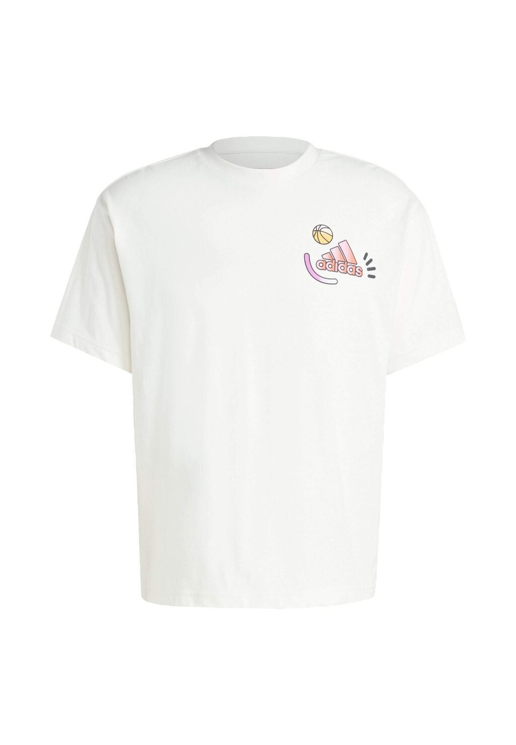 

Футболка с принтом Berlin Smiley Tee Gender Neutral adidas Sportswear, кремовый