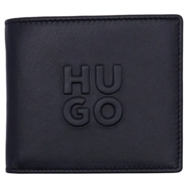

Кожаный кошелек Hugo, черный