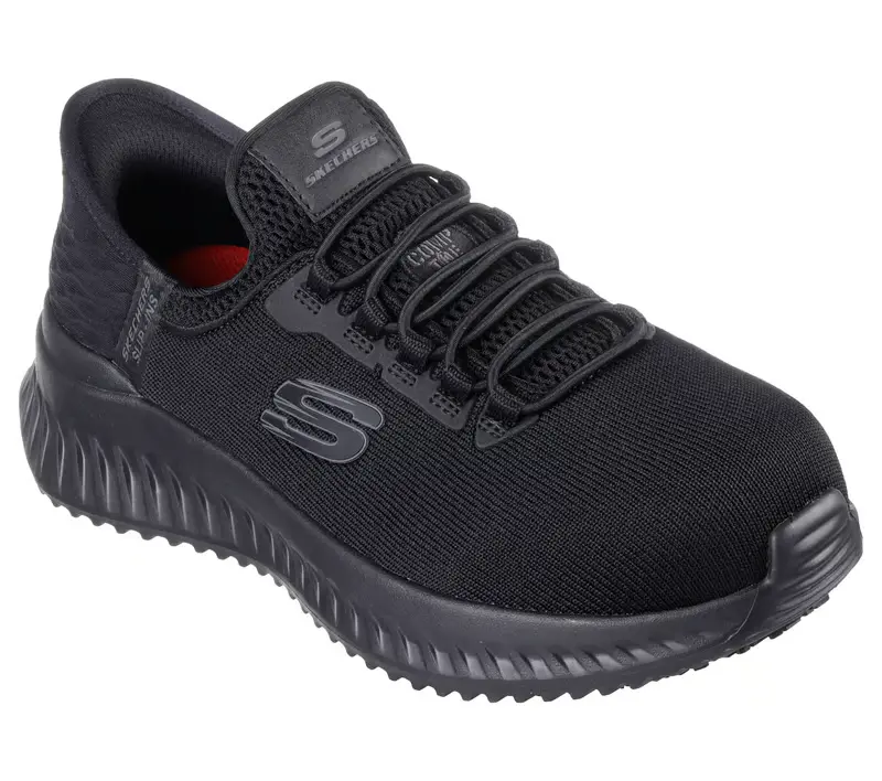 

Женские рабочие ботинки Skechers Tilido - Ombray 108152-BLK Black Comp Toe Work Shoes ZOGG321