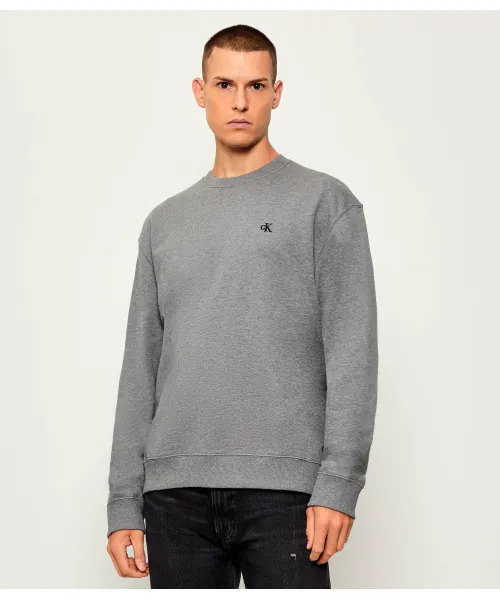 

Махровая толстовка Regular fit Calvin Klein Jeans, серый