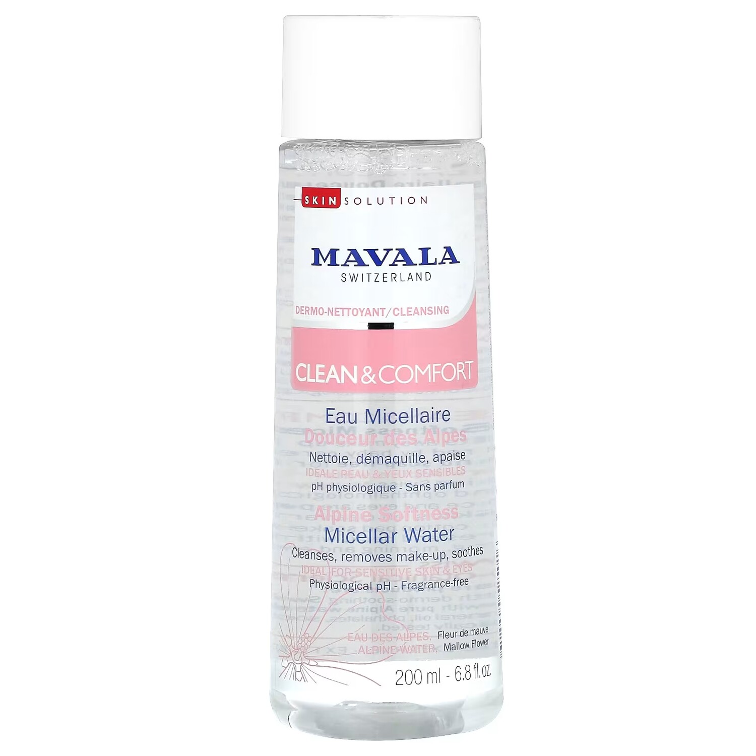 

Мицеллярная вода Mavala Clean & Comfort без запаха, 200 мл