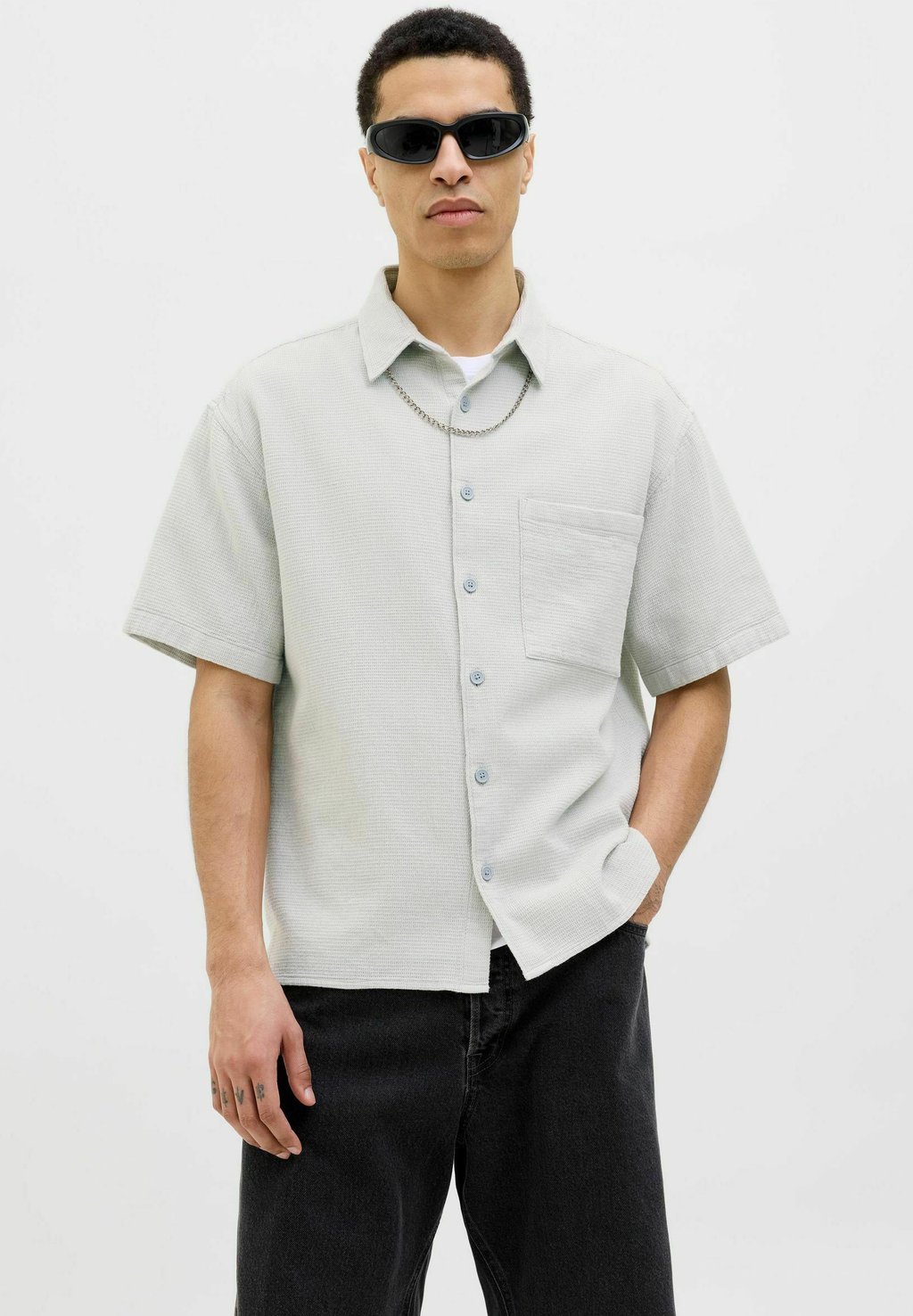 

Рубашка RELAXED FIT Jack & Jones, молочный
