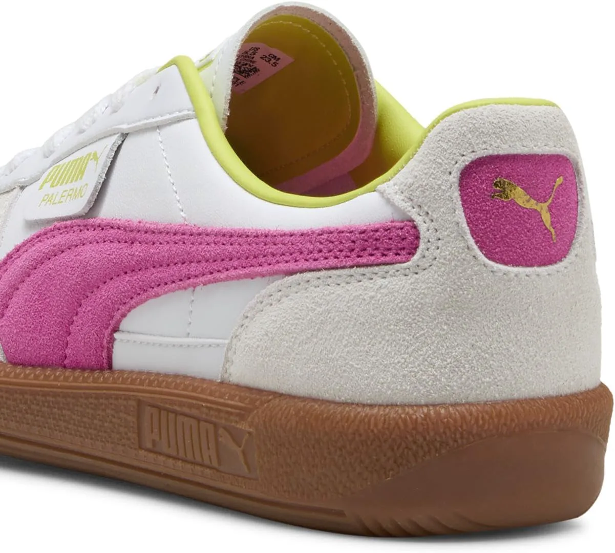 Мужские кожаные туфли Puma Palermo, розовый — фото 2