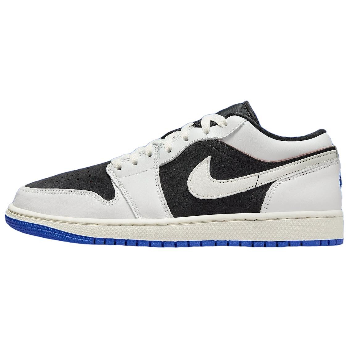 Кроссовки Air Jordan 1 Low "Quai 54", черный/белый