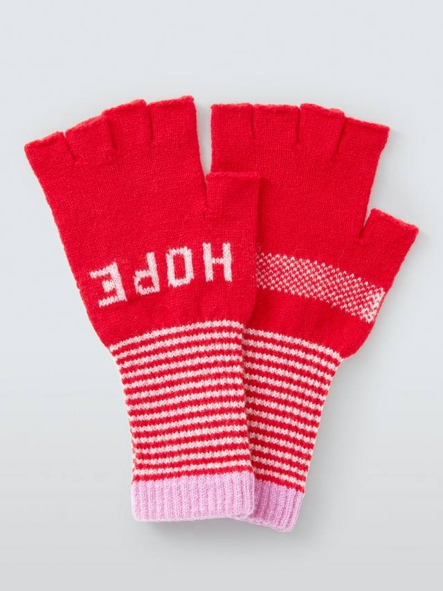 

Перчатки без пальцев Love & Hope из шерсти Quinton + Chadwick, Red/Multi