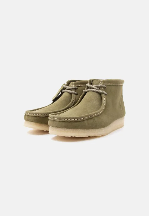Повседневные кроссовки wallabee на шнуровке Clarks Originals, Green — фото 2