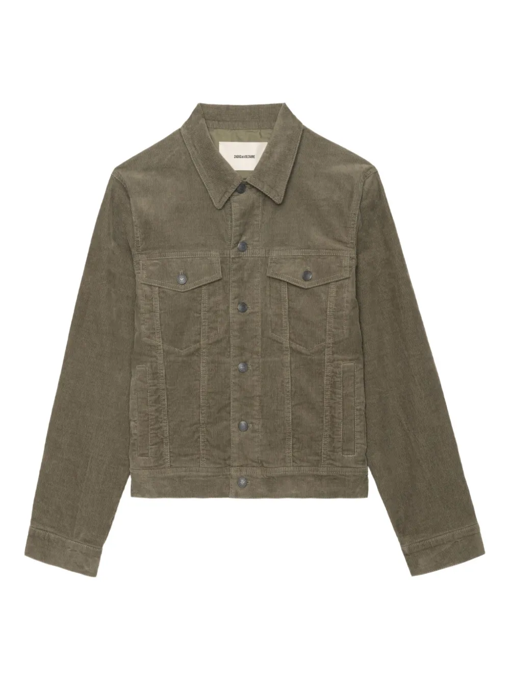 

Вельветовая куртка-рубашка Zadig&Voltaire, зеленый