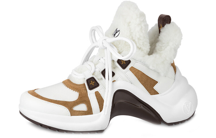 Кроссовки Louis Vuitton Archlight 1.0 Female, белый/коричневый
