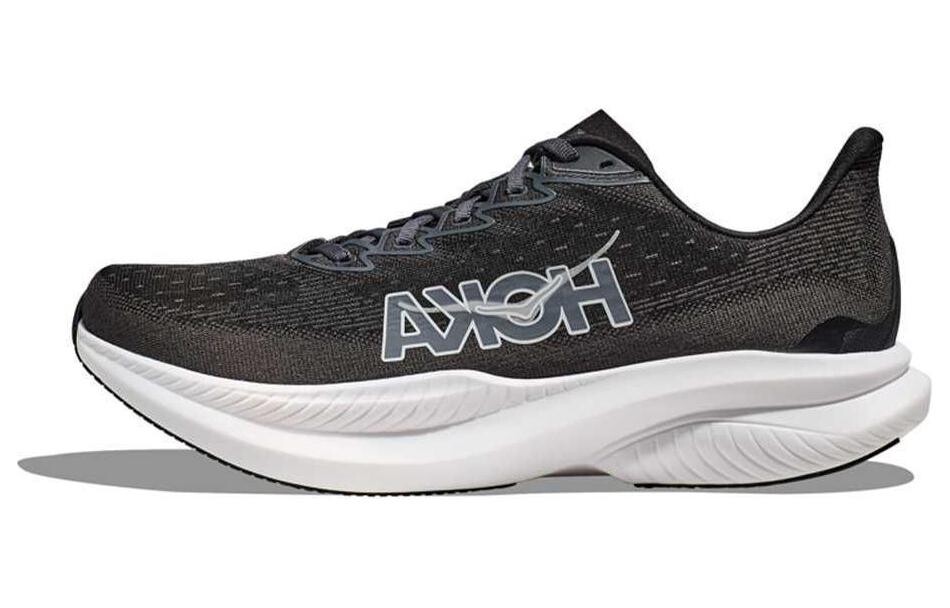 

Кроссовки HOKA ONE ONE Mach 6 Black White, черный