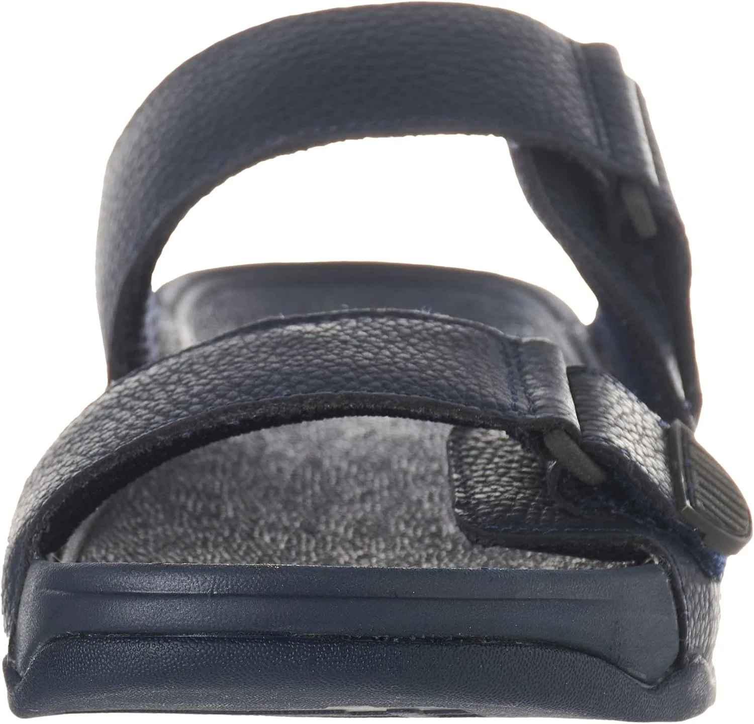 Мужские кожаные сандалии Fitflop Gogh Moc Slide, Midnight Navy — фото 2