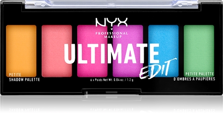 

Палитра теней для век NYX Professional Makeup Ultimate Edit Petite Shadow, 02 Brights 6× 1,2 g