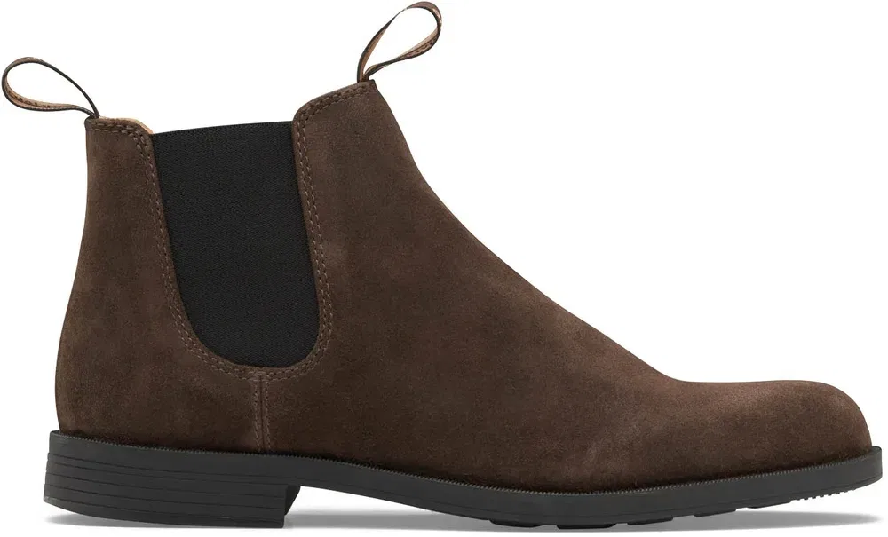Челси ботинки из замши, Blundstone, коричневый