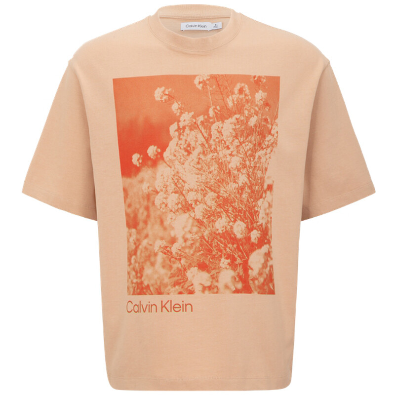 

Футболка Simple Series унисекс оранжевого цвета Calvin Klein, оранжевый