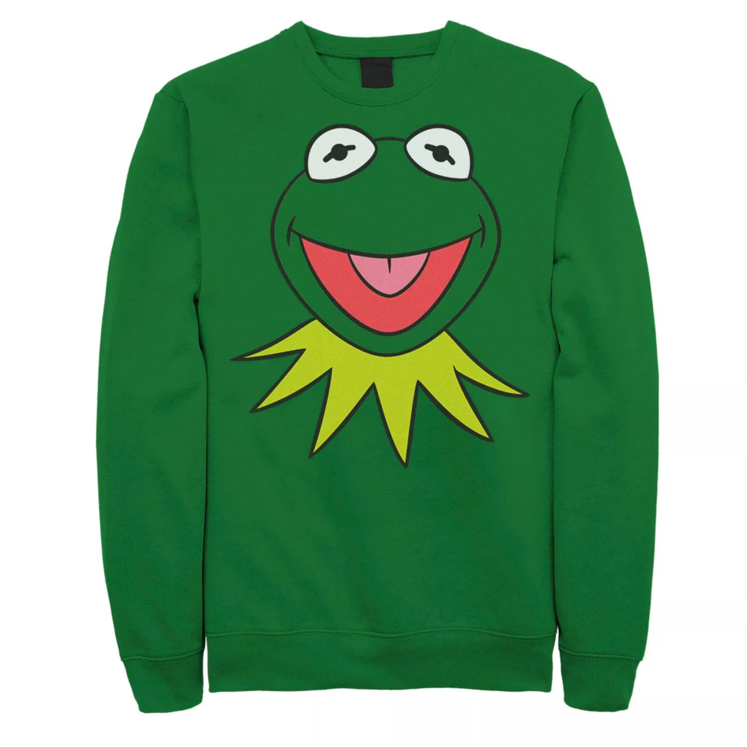 

Мужской свитшот с большим лицом Disney The Muppets Kermit Licensed Character