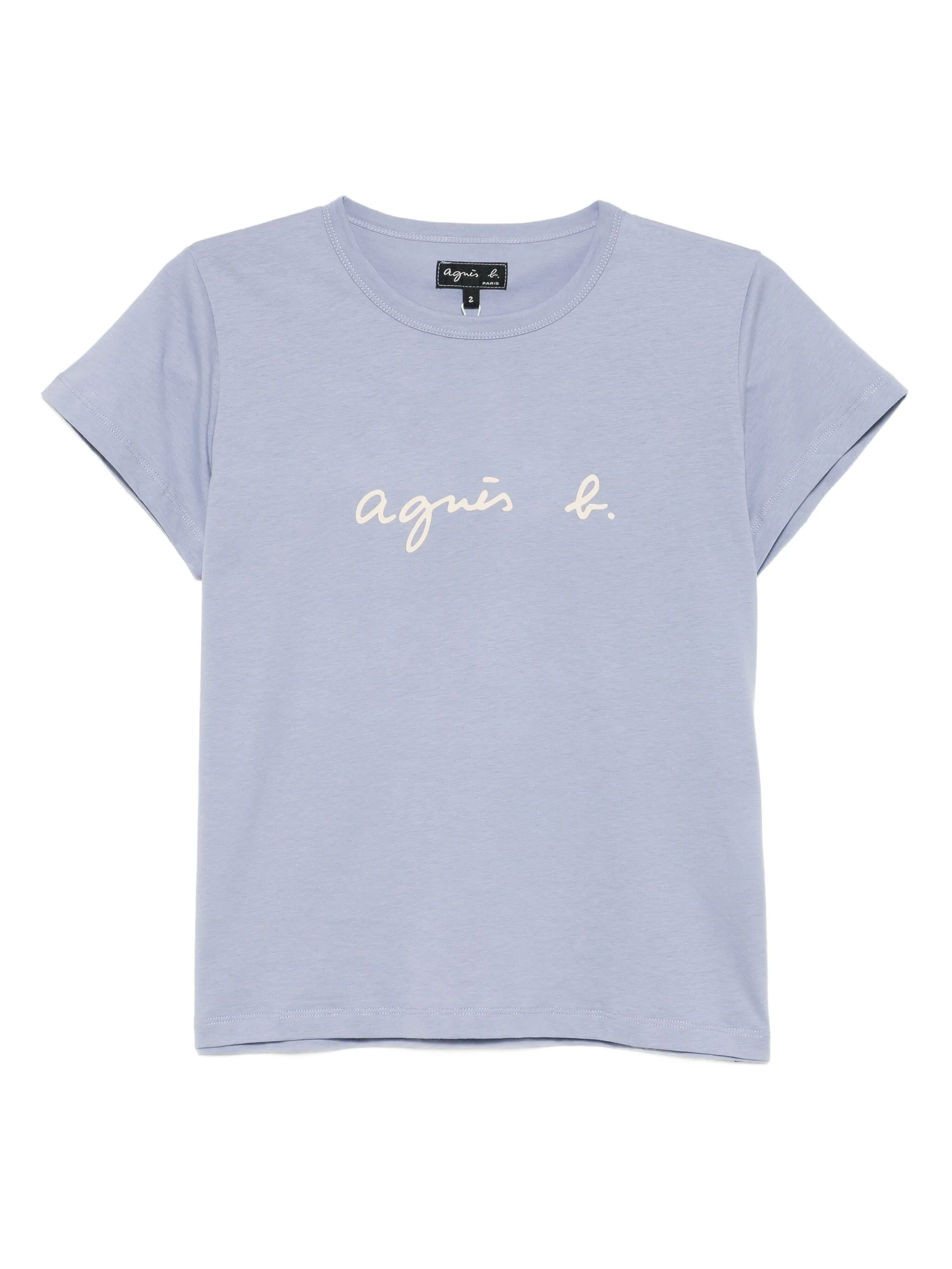 

Футболка с логотипом Agnès B., синий