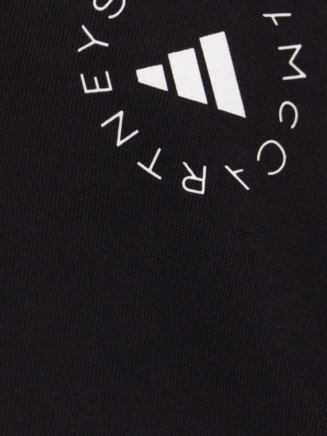 Укороченная толстовка с капюшоном adidas by Stella McCartney, черный — фото 4