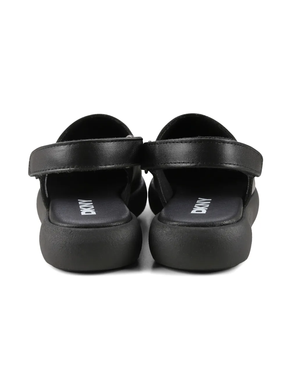 Слиперы с тиснением логотипа Dkny Kids, черный — фото 3