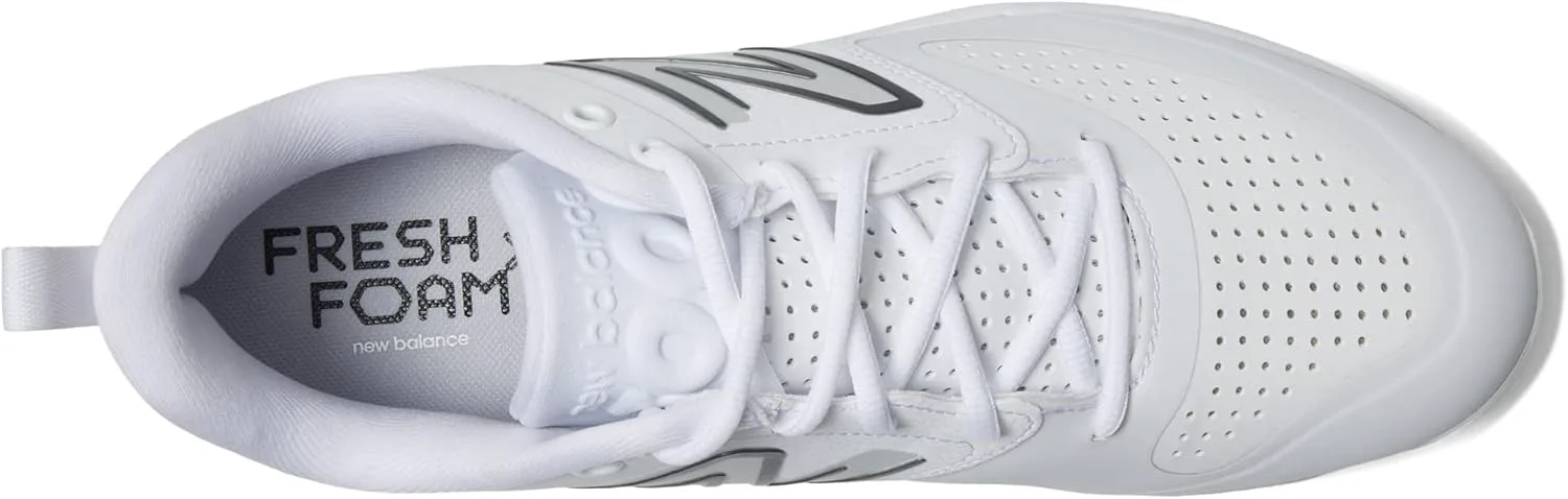 Бейсбольные кроссовки New Balance Fresh Foam X 3000 V6 для мужчин, металлические, белый — фото 3