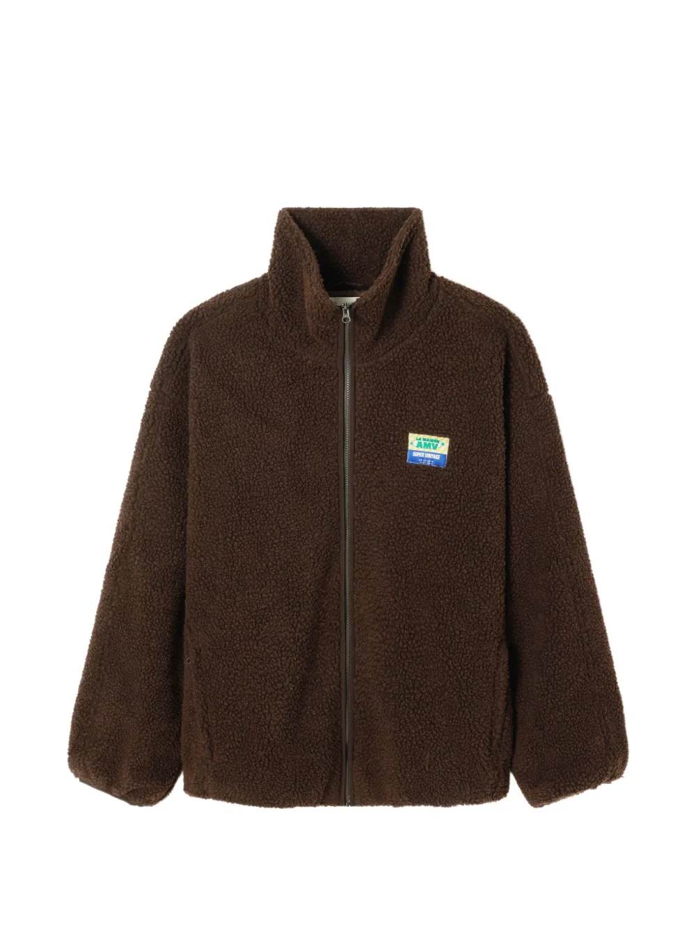 

Джинсовая куртка с нашивкой-логотипом Hoktown и длинными рукавами American Vintage, коричневый