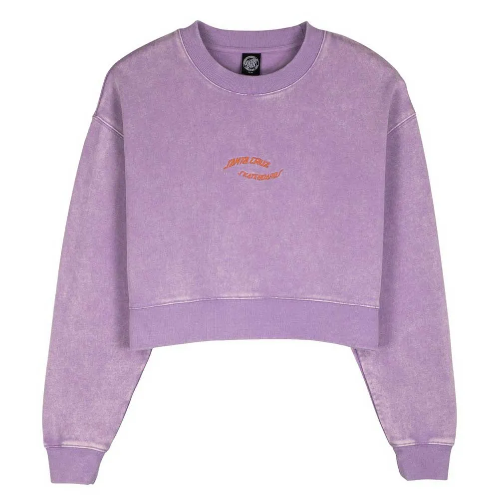 

Толстовка Santa Cruz Crew tte swirl, фиолетовый