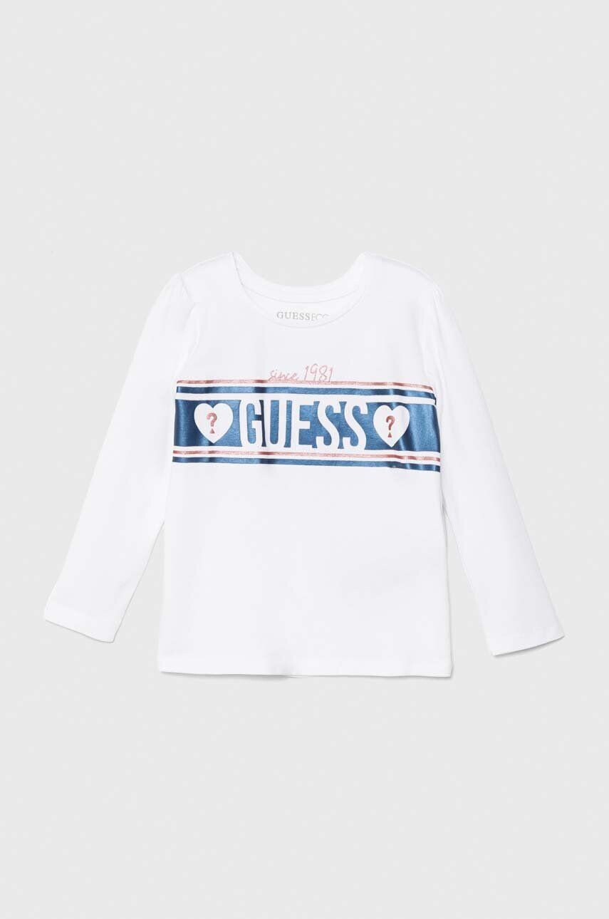 

Детская футболка с длинными рукавами Guess, белый