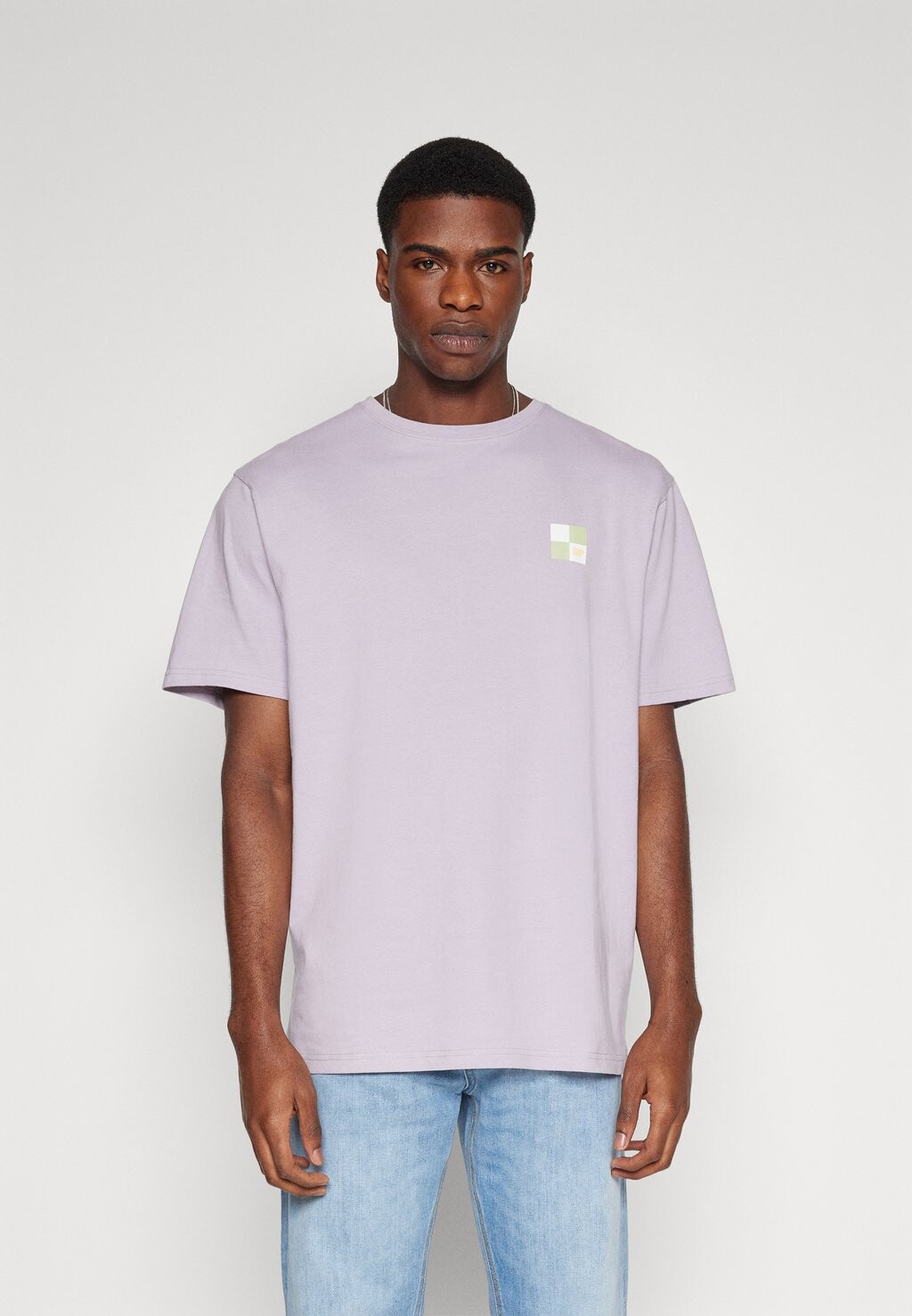 

Футболка с принтом Johnny'S Burgers Tee Denim Project, цвет lavender aura