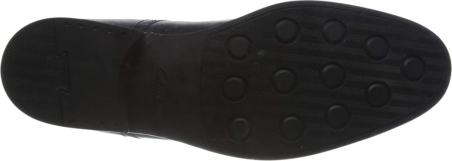 Мужские туфли Clarks Whiddon Step, Black Leather — фото 4