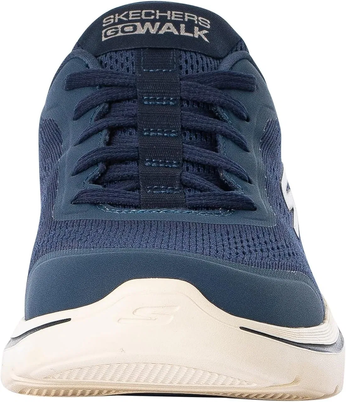 Мужские широкие слипоны Skechers Go Walk Arch Fit 2.0 Simplicity 2, Navy Textile Synthetic — фото 3