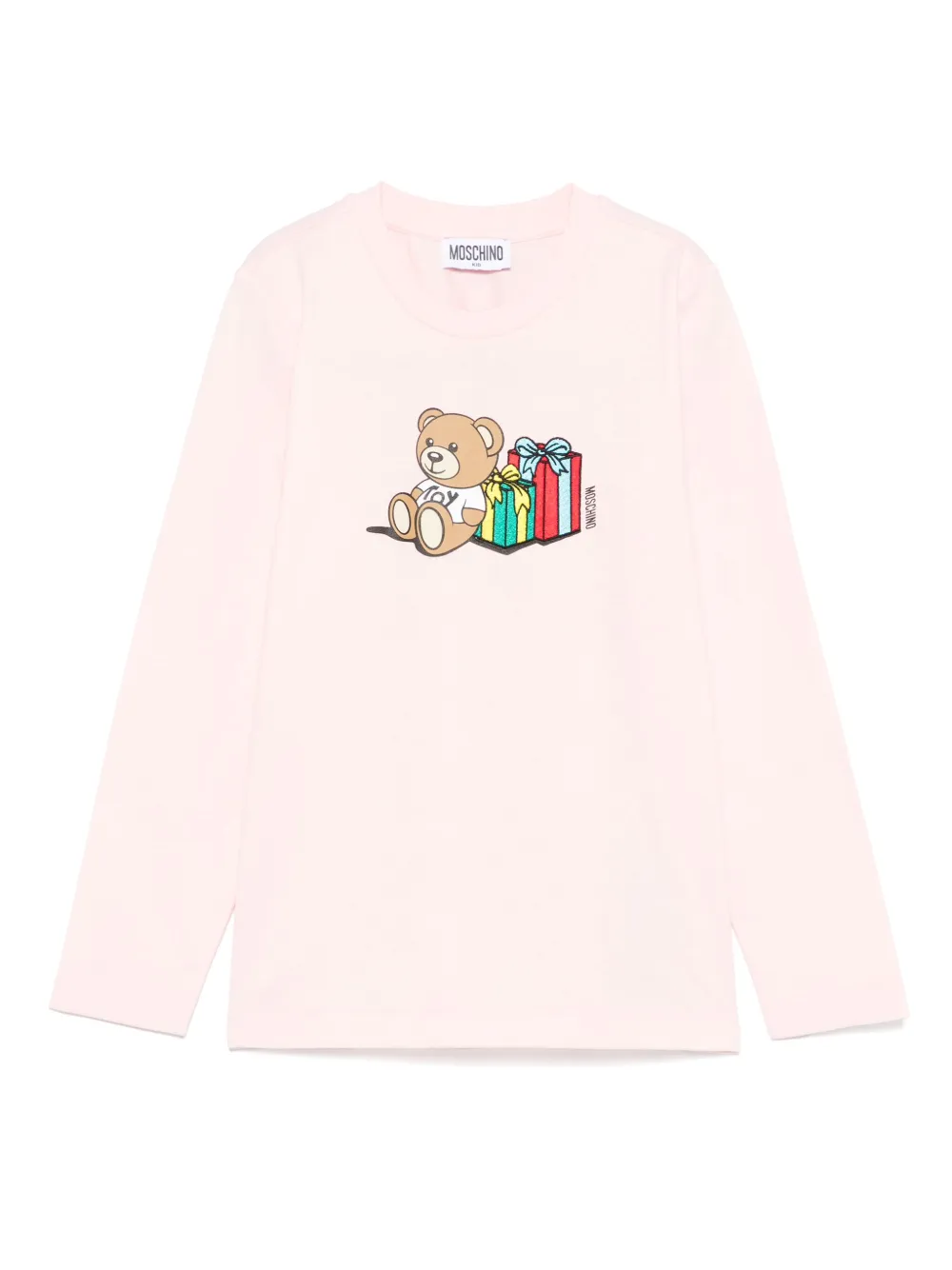 

Футболка с принтом Teddy Bear Moschino, розовый