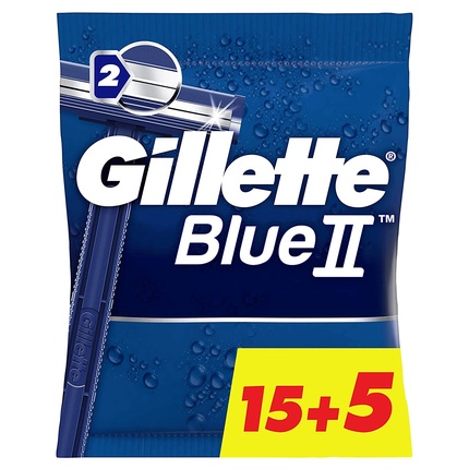 

Одноразовые синие Ii 15 + 5 20 шт. синие, Gillette