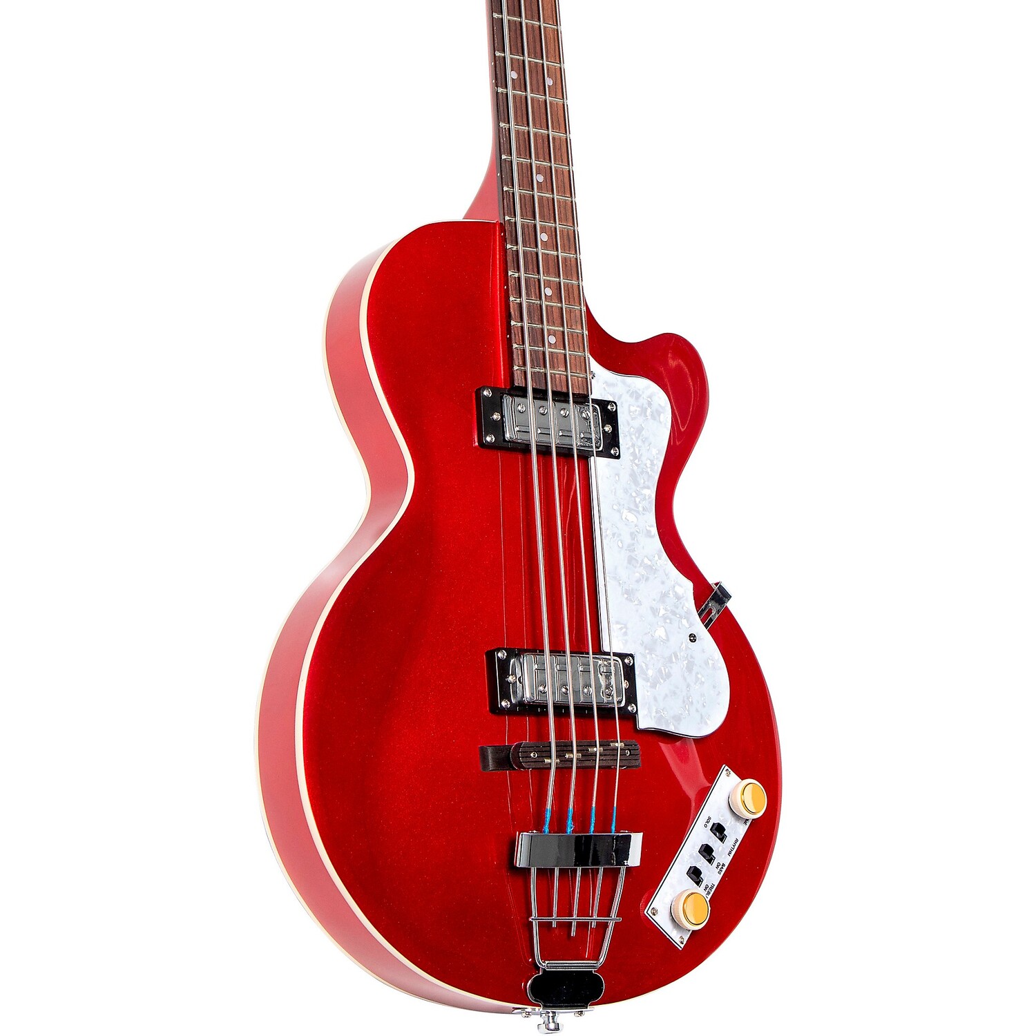 

Hofner Ignition Series Короткая мензура Клубный бас-гитара Красный металлик