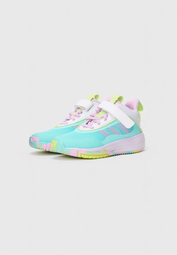 Баскетбольные кроссовки ownthegame 3.0 унисекс Adidas Performance, Flash Aqua/Bliss Lilac/White — фото 2