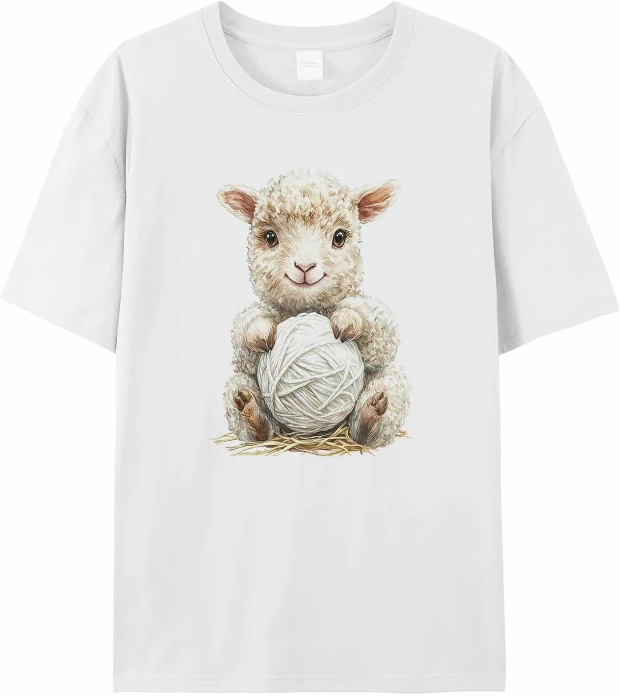 

Мужская футболка Lovely Sheep Wool с коротким рукавом jdudh
