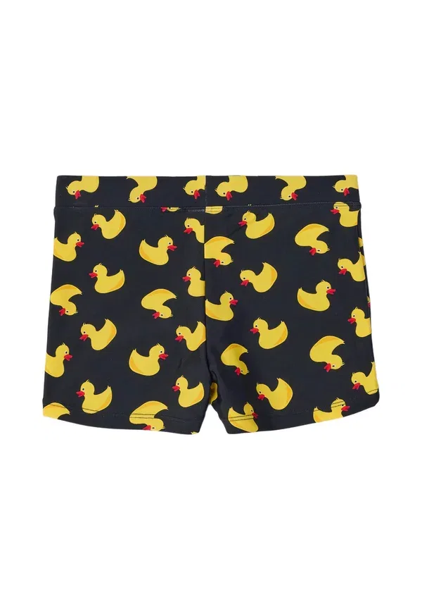Плавки детские Tropical swim trunk jr Blount & Pool, черно-желтые утки — фото 2