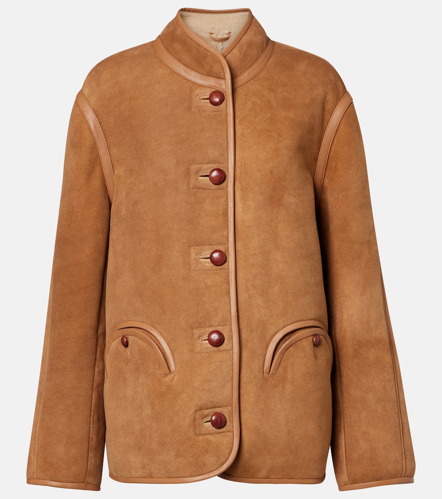 

Куртка из кудрявой овчины Blazé Milano, Camel