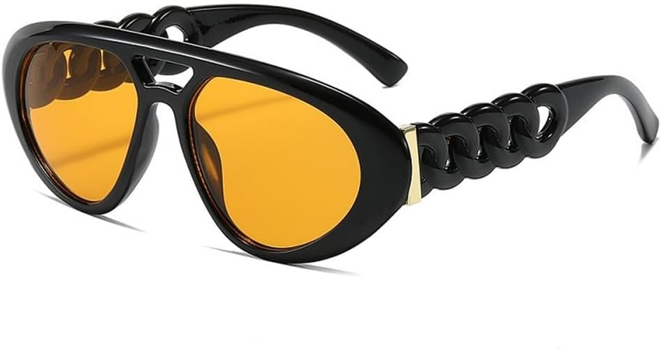 

Овальные солнцезащитные очки для женщин и мужчин, цветные линзы, поликарбонатная оправа, винтажный стиль, универсальные солнцезащитные очки с защитой от УФ-излучения UV400 VFDHN, C2