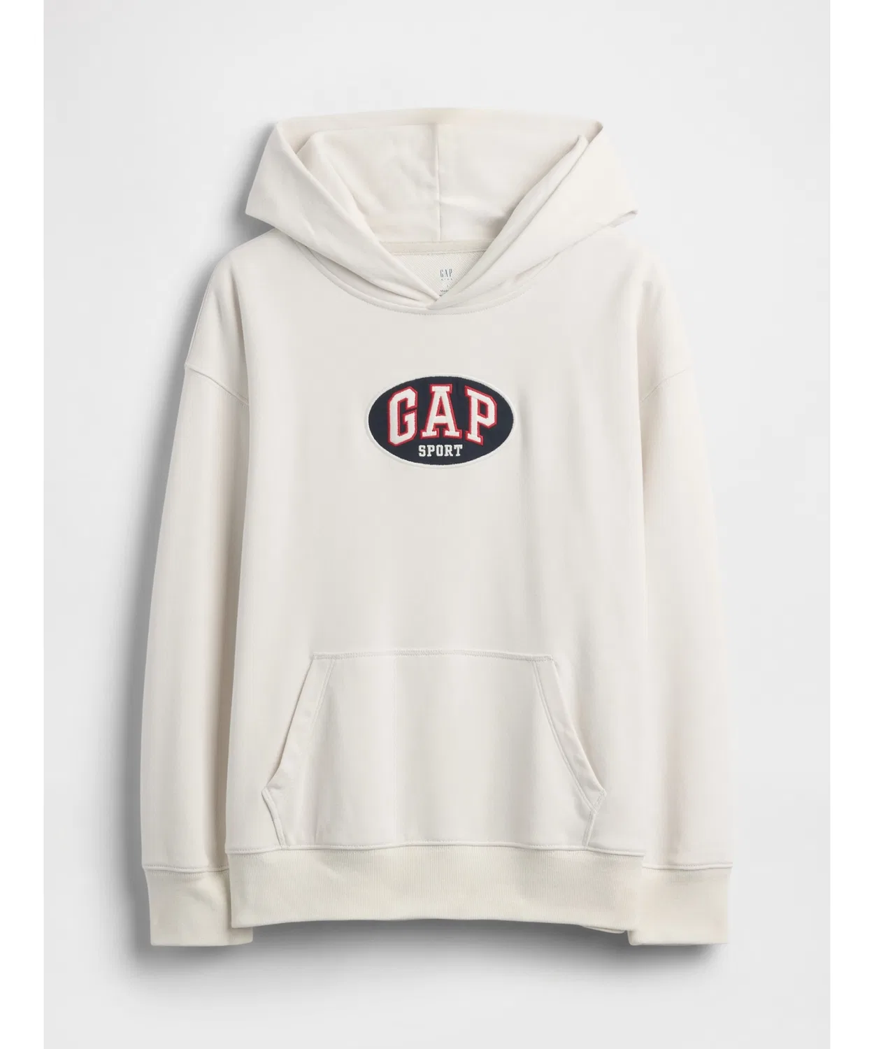 Детская парка Gap Vintage Soft French Terry с логотипом, белый