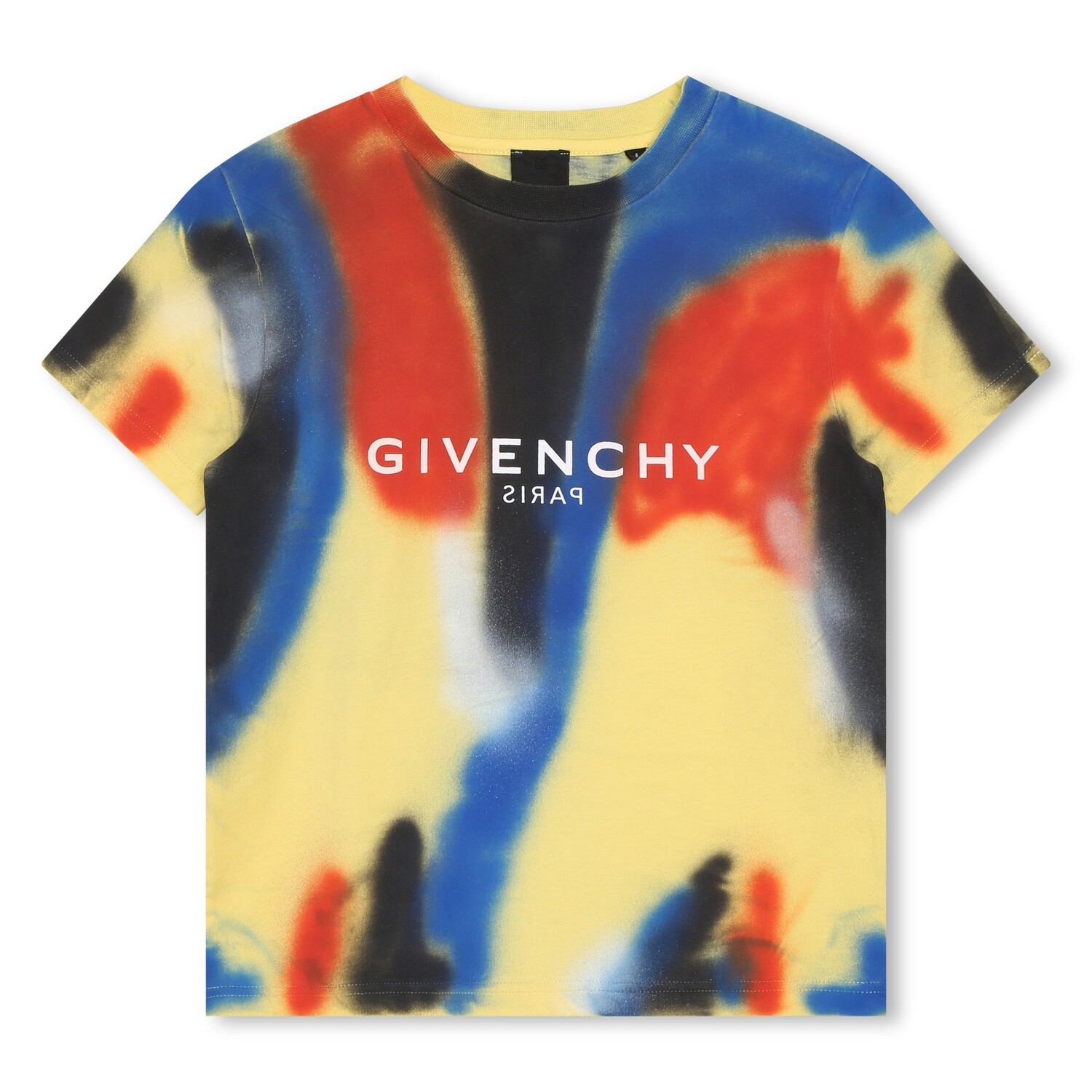 

Футболка с разноцветным логотипом Givenchy, мультиколор