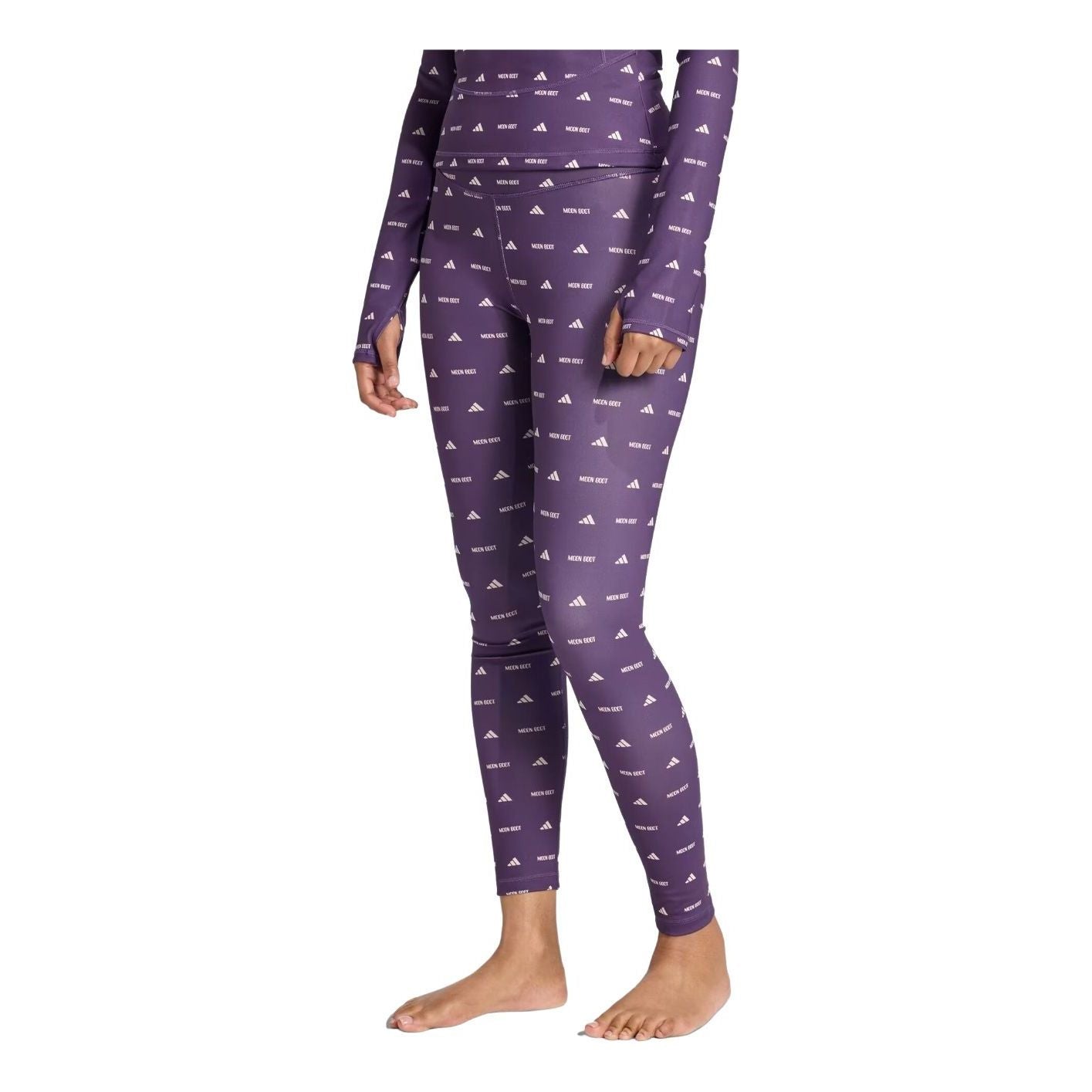 (WMNS) Леггинсы Adidas x Moon Boot Slim Leggings 'Morado' — фото 2