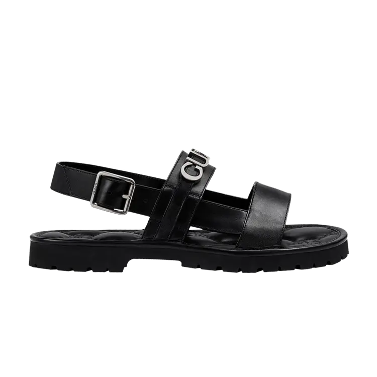

Сандалии Gucci Gucci Logo Sandal 'Black', черный