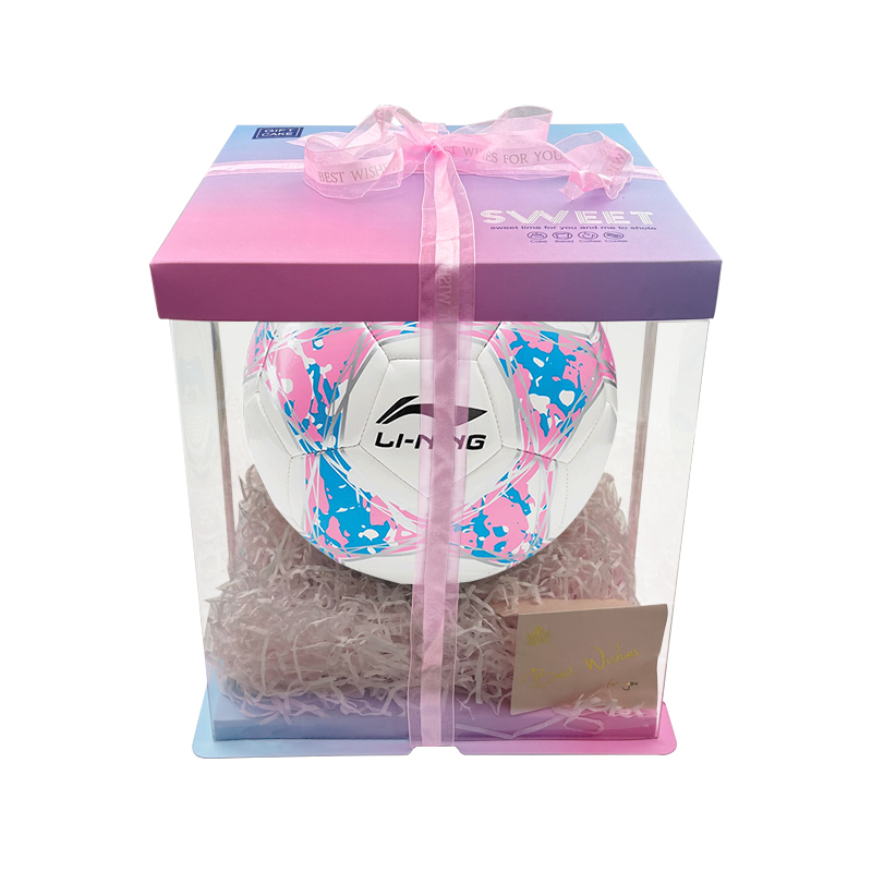 

LINING Размер 35 560 мм, № 4, 635 660 мм; размер 5, 685 690 мм футбольный мяч TPU детский белый светло-голубой розовый