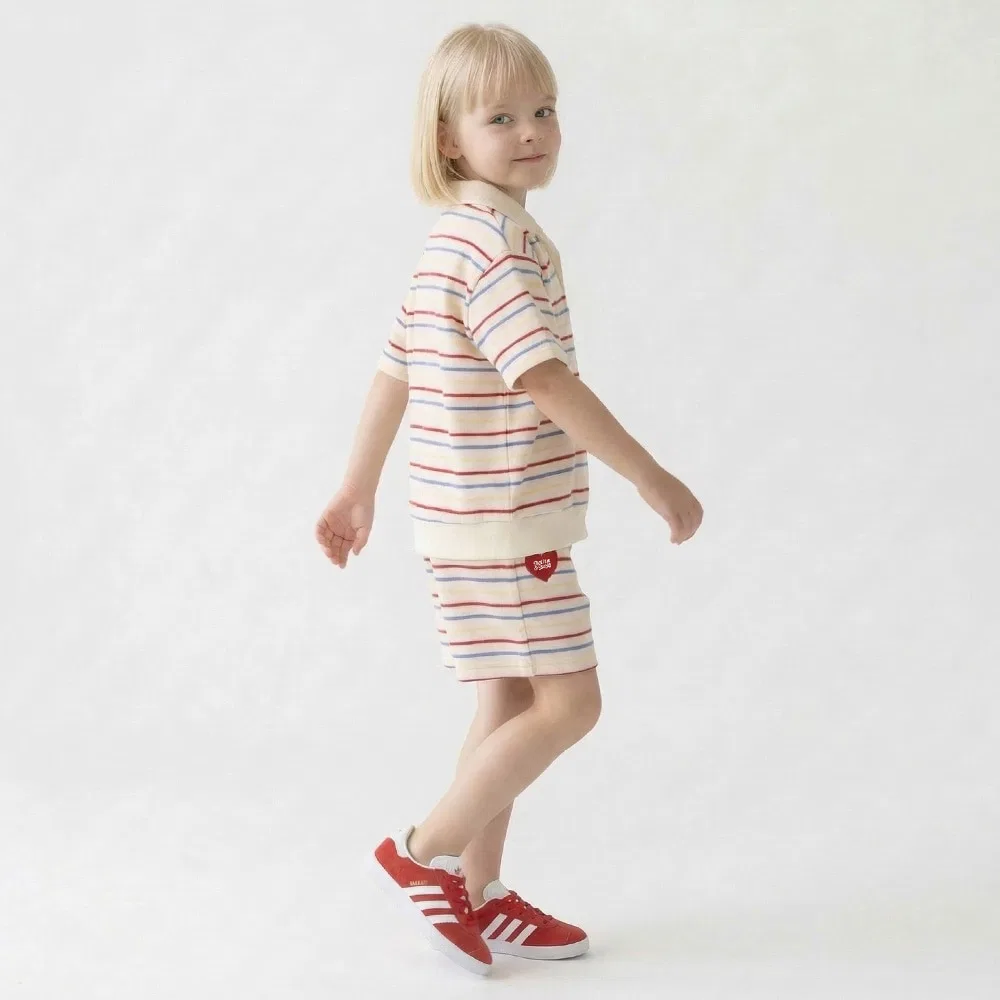 Детские махровые шорты Bubble Apple Rainbow Stripe от Belita&Boys