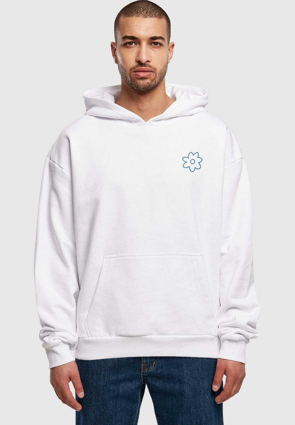 

Толстовка FLOWER - Hoodie Merchcode, белый